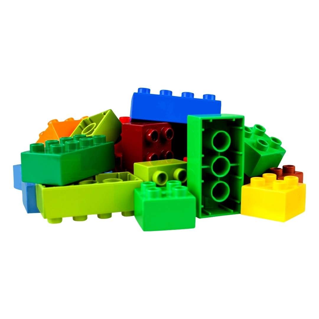 picture of plastic building blocks